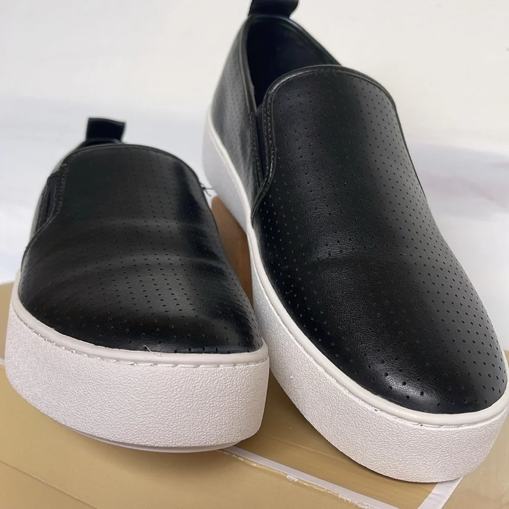 Michael Kors TEDDI SLIP ON NAPPA PU PERFORATED 4959TDFP4L NIB Platforms Sneakers